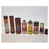 (8) Advertising Automotive Cans