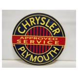 Chrysler Plymouth Service Metal Sign