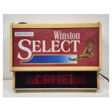 1991 Winston Select Cigarette Sign with Marquee