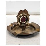 Chicago Motor Club Brass Ash Tray