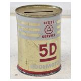 Cities Service 5D Koolmotor Oil Can Bank