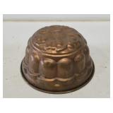 Primitive Copper Tin Lined Food Mold