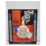 Rare 1938 Coca-Cola Easel Back Store Display