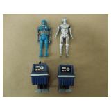 4 VTG KENNER STAR WARS DROIDS 21B EG86 DEATH STAR