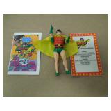 1984 KENNER SUPER POWERS ROBIN FIGURE W/ COMIC