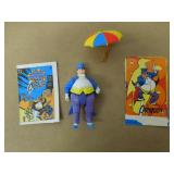 1984 KENNER SUPER POWERS PENGUIN FIG W/ COMIC