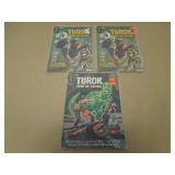 3 GOLD KEY TUROK SON OF STONE #14, 64 SILVER AGE