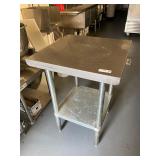 24" Stainless Steel Work Table