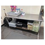 72" Stainless Steel Work Table w/ Can Opener