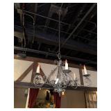 2 Metal Chandeliers