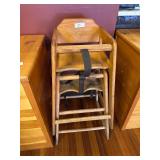 2 Wooden High Chairs