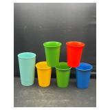 Vintage Tupperware cups lot