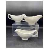 Vintage gravy boats McNicol China Clarksburg WVA