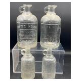 Vintage orginial White House vinegar bottles