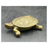 BRASS Turtle TRINKET Opening BOX Pill Box