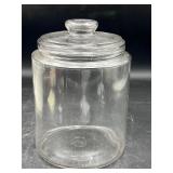 Vintage Counter Glass Jar with Lid