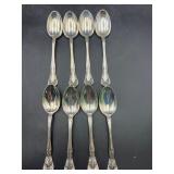 Sterling silver Alvin Chateau Rose spoons 214 gram