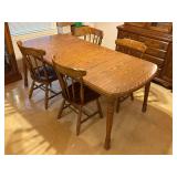 Vintage table & 4 chairs