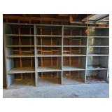 4 unit shelving metal you must take down