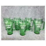 6 Coca-Cola Cowboy whataburger glasses