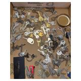 Large lot of assorted keys