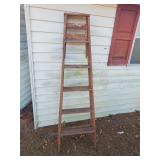 Wooden step ladder