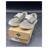 Worn SPERRY 5M dark grey