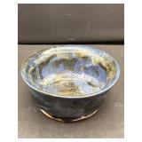 Signed pottery small berry bowl