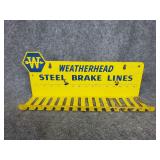 Weatherhead steel brake line  rack metal