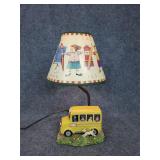 Table top school bus lamp Susan Winget