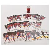 Lot de cartes de hockey des Canadiens