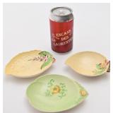 3 petites assiettes Carlton Ware,