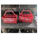 Vintage Coca-Cola 8 pack 1 pint carrier 2 count