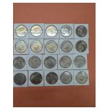 Lot of 20 coins Bicentennial Eisenhower dollar