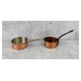 Copper Cooking Sauce Pans