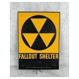 US Department of Defense Fallout Shelter Sign