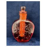 Chinese Carved Amber Snuff Bottle