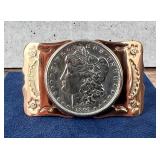 Bell Trading Post Morgan Dollar Belt Buckle