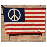 Vietnam War Hippie Protest Peace Flag