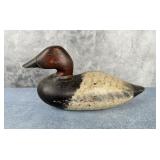 Antique Tack Eye Wood Canvasback Duck Decoy