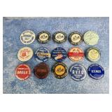 1960s 1970s Montana Snowmobile Rally Buttons