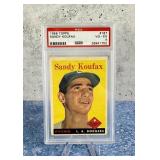 1958 Topps Sandy Koufax #187 Card PSA 4