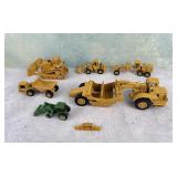 Collection of ERTL Construction Die Cast Toys