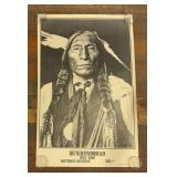 Wolf Robe Cheyenne Indian Print Poster