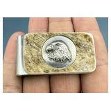 Elk Antler Eagle Money Clip