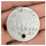 WWI WW1 180th Aero Squadron Dog Tag