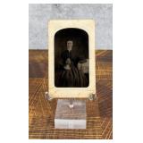 Antique Occupational Tintype Photo Marble Carver