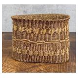 Native American Indian Pine Needle Basket