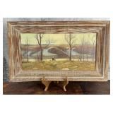 John Ford Clymer Early Spring Oil Painting