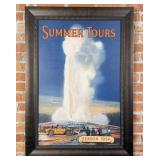 1924 Yellowstone National Park Tours Print